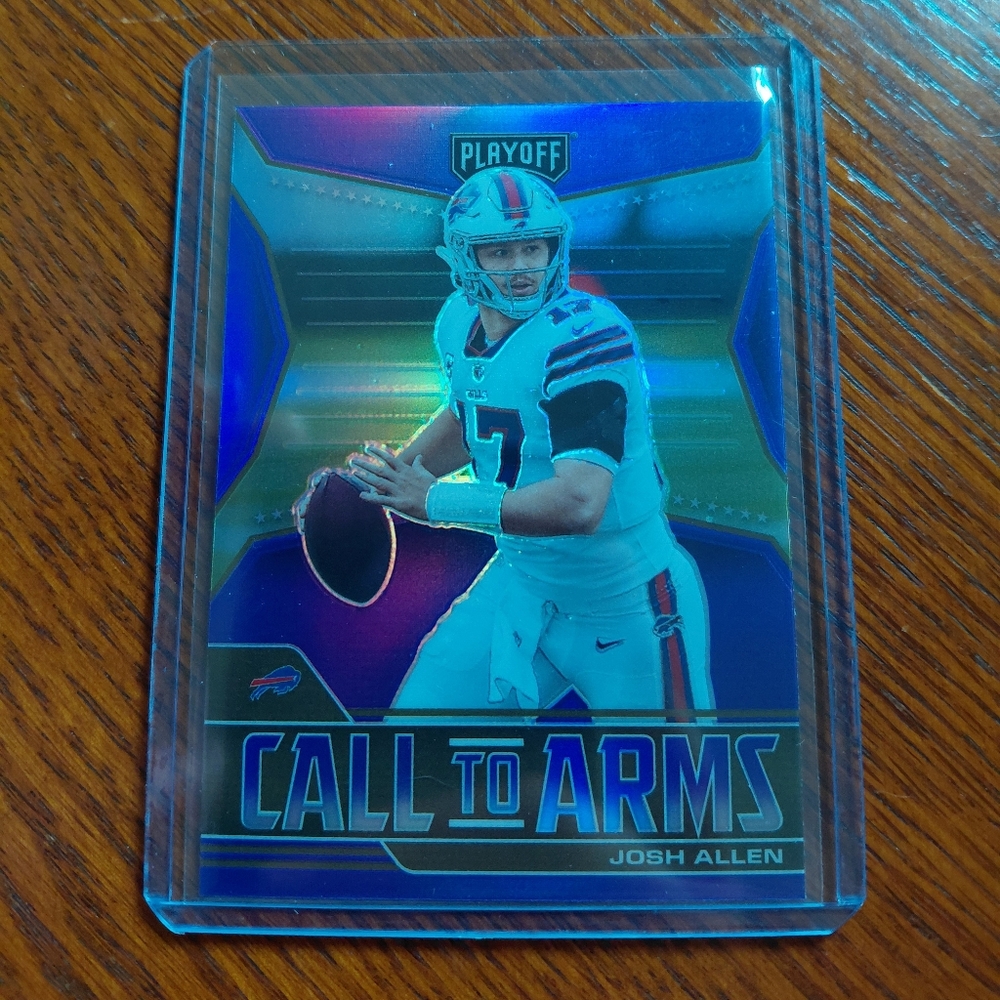 Panini Playoff Call to Arms Card - Blue and White